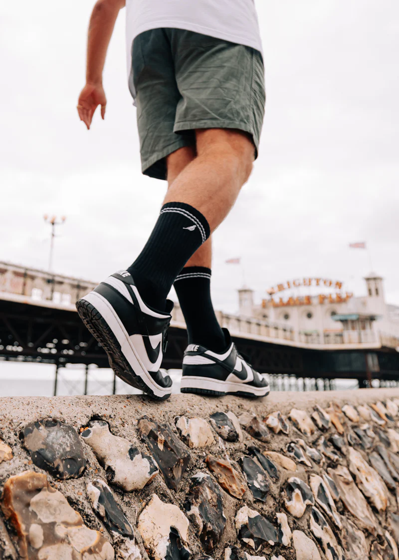 Black Budgy Crew Socks - Image 3