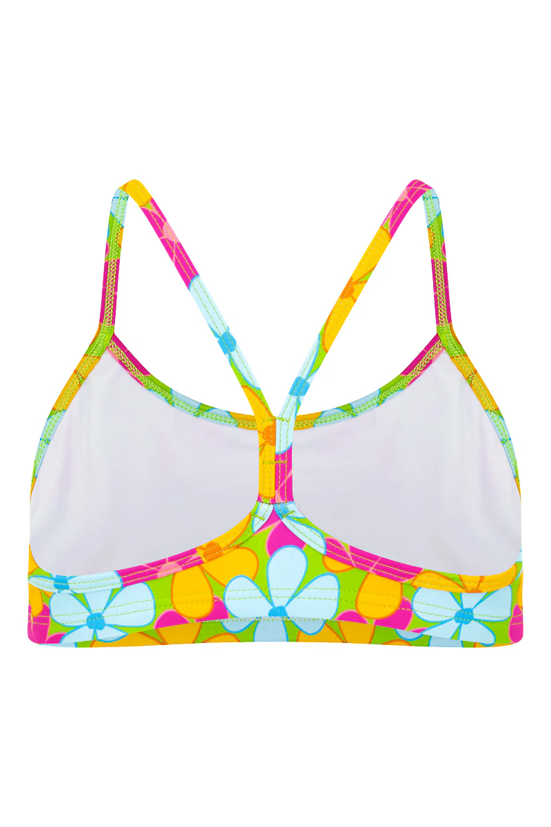 Freshwater Top in Fluro Flowers - Image 4