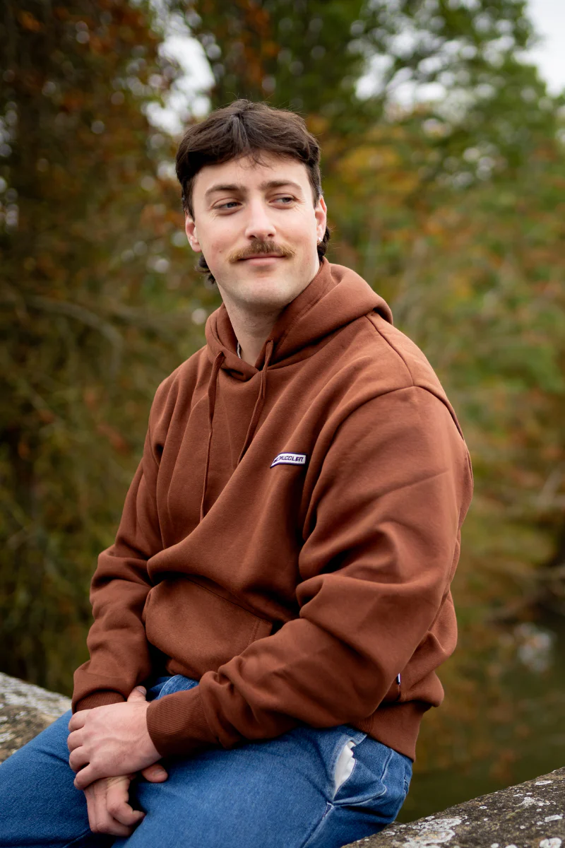 Hoodie in Brown Bondi Store - Image 10