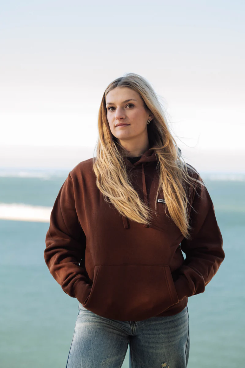 Hoodie in Brown Bondi Store - Image 4