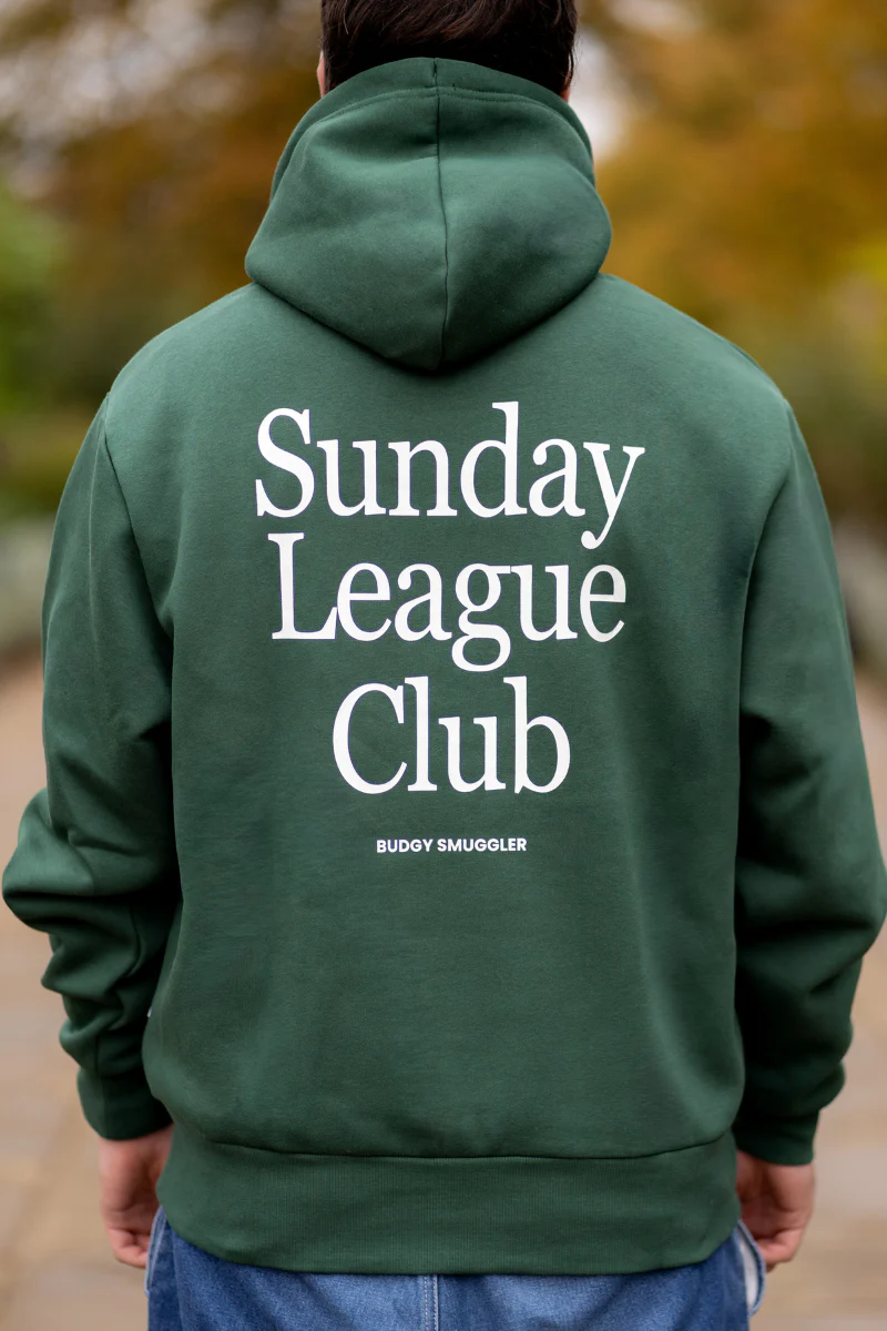 Hoodie in Green Sunday League Club - Image 4