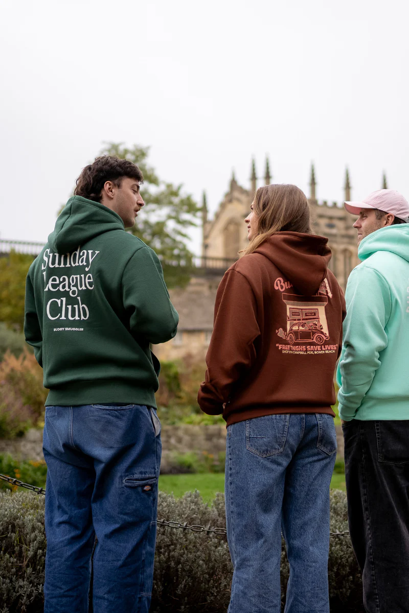 Hoodie in Green Sunday League Club - Image 6