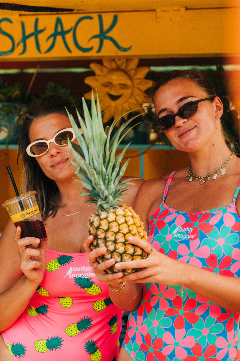 Thin Strap Racer in Pink Pineapples - Image 3